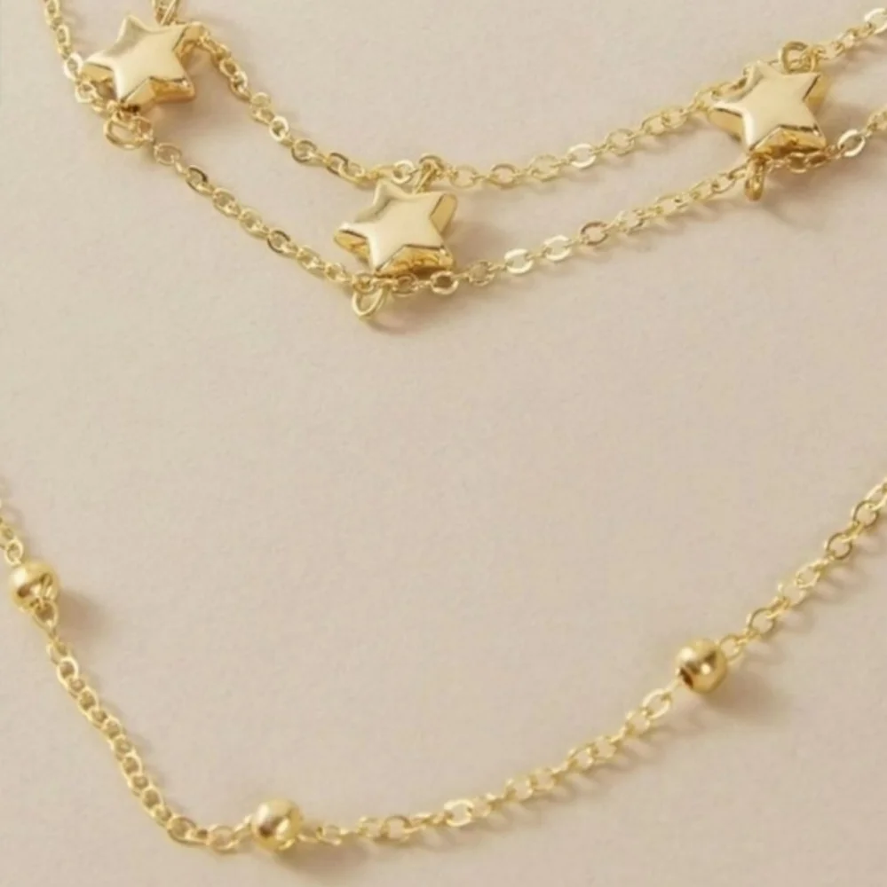 *Billie* Star Choker Layered necklace - Picture 2 of 4